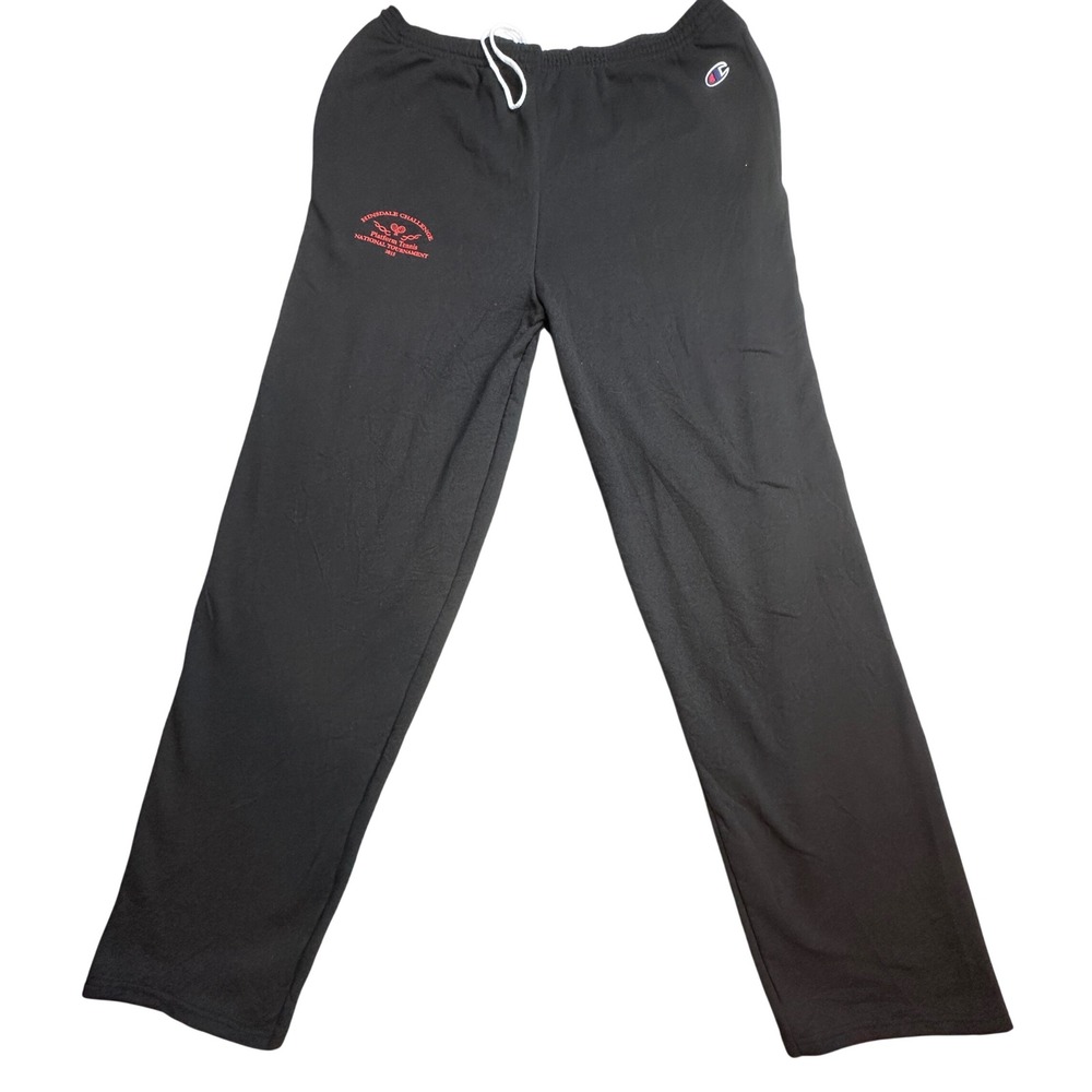 Champion Eco‎ Authentic Sweatpants Mens Extra Large Black Joggers Lounge Casual